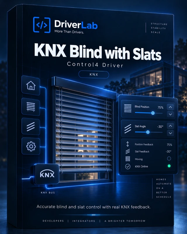 KNX Blind with Slats product artwork
